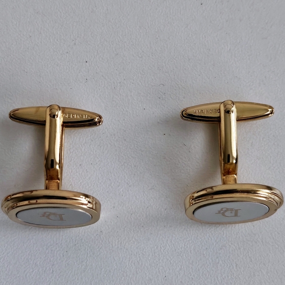 Dior Gold-plated Cufflinks & Tie Tack Set - Picture 4 of 4